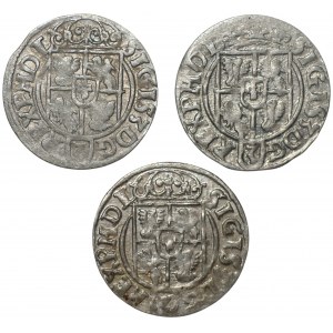 Zikmund III Vasa (1587-1632) - 3 kusy polopásů 1622 Bydgoszcz