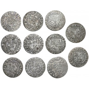 Sigismund III Vasa (1587-1632) - 11 pieces of Half-tracks 1616, 1621-1627