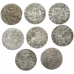 Sigismund III Vasa (1587-1632) - 8 pieces of Riga half-tracks, Elblag, Ducal Prussia