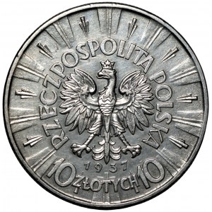 10 Zloty 1937 - Józef Piłsudski