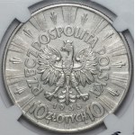 10 gold 1935 - Józef Piłsudski - NGC XF Details