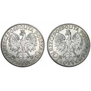 2 x 10 zlatých 1932 Polonia