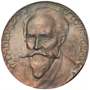 Taduesz Rutowski Medaille 1915 mit original Sammlerumschlag