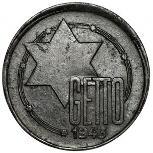 Ghetto Lodz - 10 Mark 1943 - Ghetto Litzmannstadt - Aluminium-Magnesium