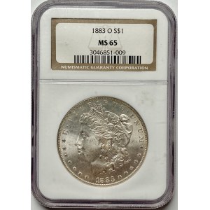 USA - 1 dolar 1883 (O) Nowy Orlean NGC MS 65