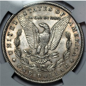 USA - 1 dolar 1897 (O) Nowy Orlean NGC AU58