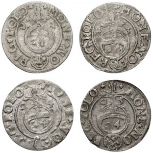 Žigmund III Vasa (1587-1632) - sada 4 poltopánok 1622-1625