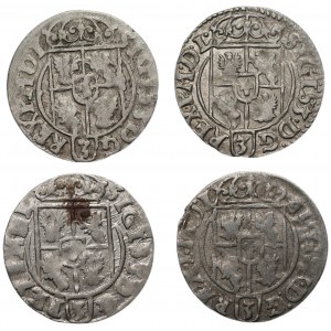 Žigmund III Vasa (1587-1632) - sada 4 poltopánok 1622-1625