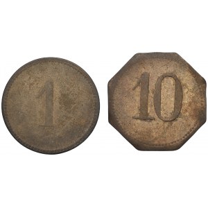 Dominion of Bruczków - a dominion token with a denomination of 1 and 10