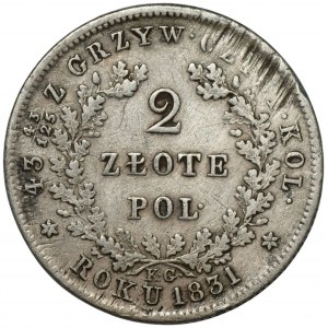 Novemberaufstand - 2 Zloty 1831 KG