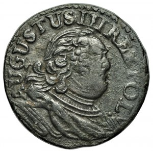 August III Sas (1733-1763) - Szeląg 1754 Gubin H
