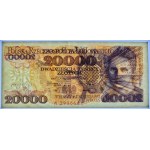 20,000 zloty 1989 - W series