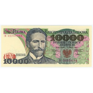 10,000 zloty 1987 - series B