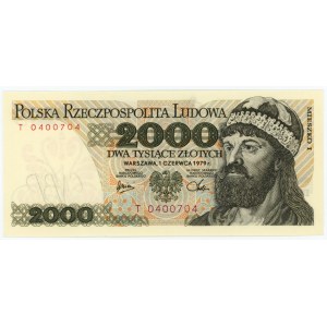 2000 złotych 1979 - seria T