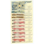 PRL - zestaw 18 banknotów - różne nominały i serie