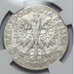 5 Zloty 1932 Polonia - mit Münzzeichen Warschau