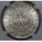 10 zlotých 1937 - Józef Piłsudski - NGC UNC Podrobnosti