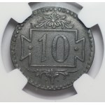 Wolne Miasto Gdańsk - 10 fenigów 1920 - NGC UNC Details