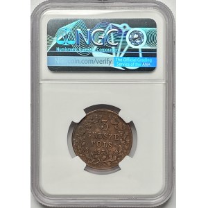 Listopadové povstání - 3 haléře 1831 KG - NGC VF Podrobnosti