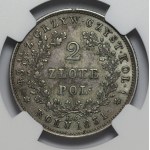 Listopadové povstání - 2 zlaté 1831 - NGC AU 53 MINT ERROR - RARE