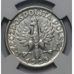 1 zlatý 1925 - Žena a uši - NGC AU53