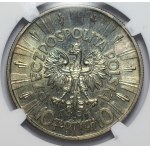 10 Zloty 1934 - Józef Piłsudski - NGC UNC Details
