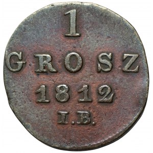 Księstwo Warszawskie - Grosz 1812 IB