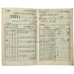 Heft mit Beilagen der Sparkasse der Stadt Krakau 1920