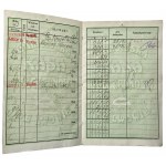 4% Beitragsbuch der Galizischen Sparkasse in Lwow 1913