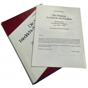 Manfred Olding - Die Munzen Friedrichs des Groß 1987 + additions and corrections 2001