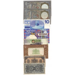 NIEDERLANDE - Satz von 8 Banknoten