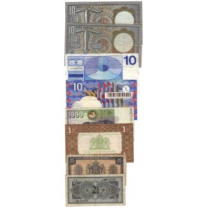 NIDERLANDY - zestaw 8 sztuk banknotów