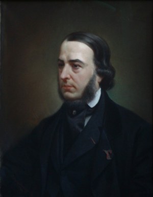 Władysław BAKAŁOWICZ [1833-1903], Portret mężczyzny, 1866 r.