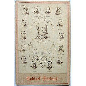 [FOTOGRAFIA]. Chiefs of the German Army 1870...
