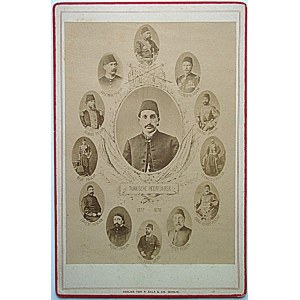 [FOTOGRAFIA]. Turkische Heerführer 1877 - 1878...