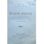 ASNYK ADAM. Wybór poezyi. Z portretem autora. W-wa 1899. Nakł. GiW. Druk. W. L. Anczyca i S-ki...
