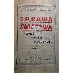 LAUDYN - CHRZANOWSKA STEFANIA. Sprawa Światowa. Żydzi, Polska, a Ludzkość. Wydanie II. Poznań 1923. Nakł...