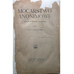 [NOWACZYŃSKI ADOLF]. Mocarstwo Anonimowe. (Ankieta w sprawie żydowskiej). Zebrał [...]. W-wa 1921...