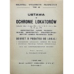 KOWALSKI STANISŁAW. Ustawa o Ochronie Lokatorów (Jednolity tekst z 4 mają 1936 r., Dz. U. R. P. z 15. 5. 1936...