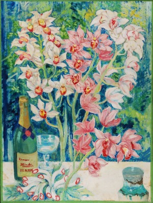 Roman BILIŃSKI (1897-1981), Orchidee, 1976