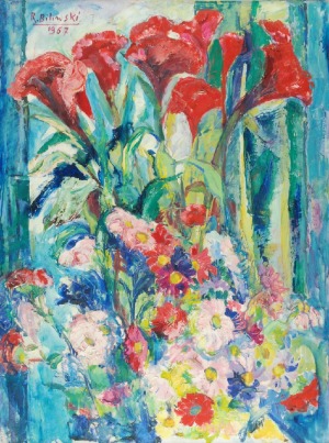 Roman BILIŃSKI (1897-1981), Bukiet kwiatów [Fiori misti], 1967