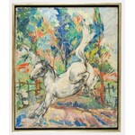 Roman BILIŃSKI (1897-1981), Biały koń [Cavallo in bianco], 1961