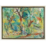 Roman BILIŃSKI (1897-1981), Ogród z drzewami oliwnymi [Giardino con ulivi], 1962