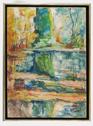 Roman BILIŃSKI (1897-1981), Nad jeziorem w Biella [Biella - Bosco sul lago], 1964