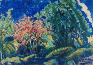 Roman BILIŃSKI (1897-1981), Kwitnące drzewo [Albero fiorito - Villa Ortensia], 1961