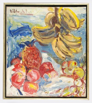 Roman BILIŃSKI (1897-1981), Martwa natura z bananami [Frutta mista con banane], 1964