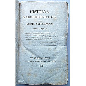 VIOLEWICZ ADAM. Historya Narodu Polskiego, przez [...] Band I. Teil II. W-wa 1824. druck und format asw. p...