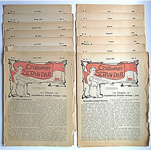 CZERWONY SZTANDAR. Sierpień 1903. Nr 8. Format jw. s. 8