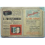 KALENDARZ „ŁĄCZNIKA POCZTOWEGO” NA ROK 1936. [Warszawa]. Nakładem Reklamy Pocztowej Sp. Z. O. O. Druk. Zakł...