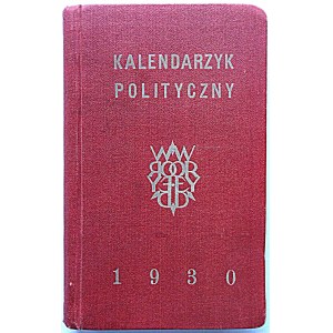 POLITISCHES KALENDERBUCH für 1930. Herausgegeben von St. Cieszkowski. W-wa. [Druck abgeschlossen 5. XII. 1929]. Abschleppen...